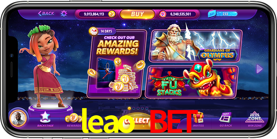 Mesa de Blackjack leao bet